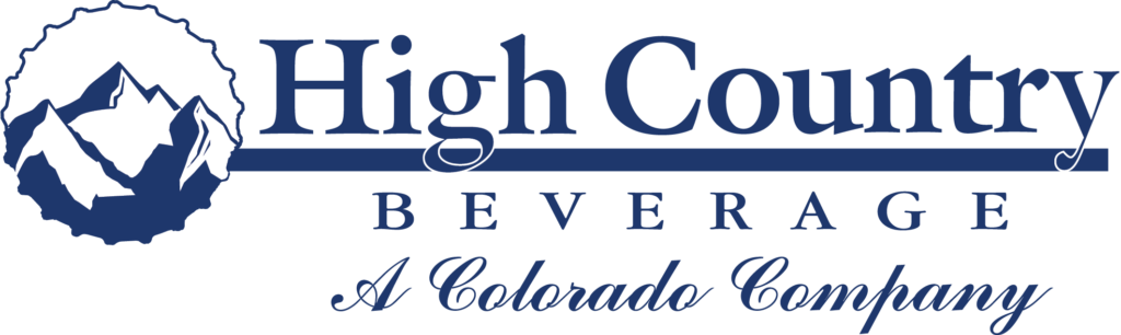 Image of High Country Beverage A Colorado Company with Mountain Logo