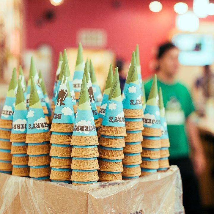 Image of Ben and Jerry's cones