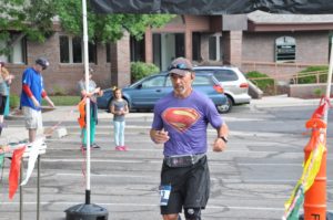 Image of contestant running