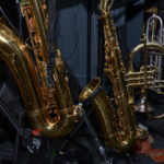 Image of two saxophones