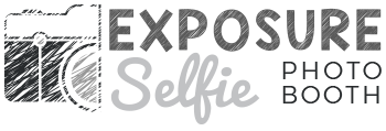 Image of exposure selfie photo booth logo